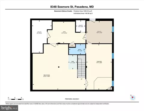 Floorplan - 8348 Seamore St, Pasadena, MD 21122 photo 4 of 4