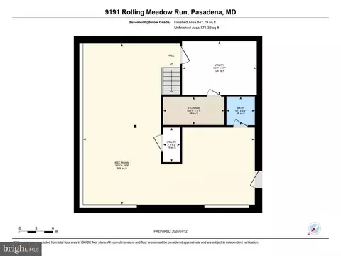 Floorplan - 9191 Rolling Meadow Run, Pasadena, MD 21122 photo 3 of 3