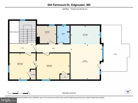 Floorplan - 504 Fairmount Dr, Edgewater, MD 21037 photo 2 of 2