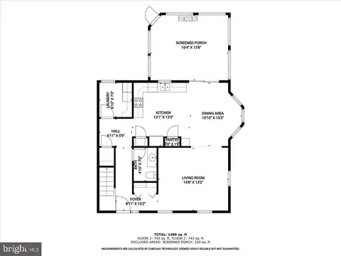 Floorplan - 5805 Flood Ave, Deale, MD 20751 photo 1 of 3