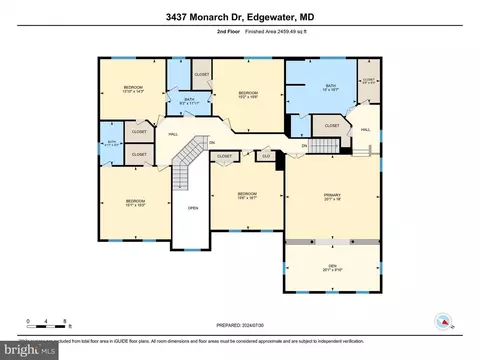 Floorplan - 3437 Monarch Dr, Edgewater, MD 21037 photo 3 of 4