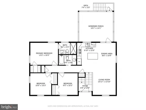 Floorplan - 602 Edwards Rd, Annapolis, MD 21409 photo 2 of 3
