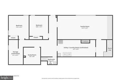Floorplan - 527 Higgins Dr, Odenton, MD 21113 photo 1 of 2