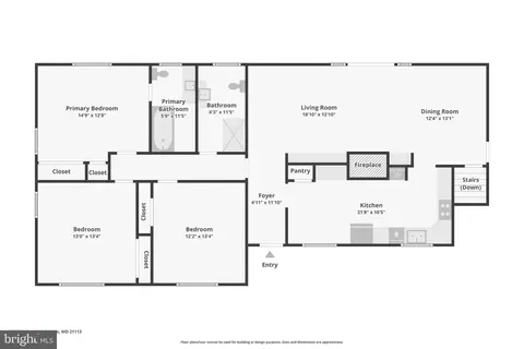 Floorplan - 527 Higgins Dr, Odenton, MD 21113 photo 2 of 2