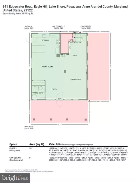 Floorplan - 341 Edgewater Rd, Pasadena, MD 21122 photo 4 of 5