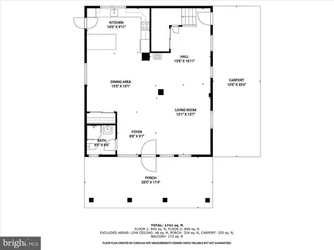 Floorplan - 341 Edgewater Rd, Pasadena, MD 21122 photo 1 of 5