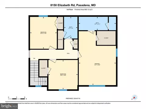 Floorplan - 8150 Elizabeth Rd, Pasadena, MD 21122 photo 2 of 2