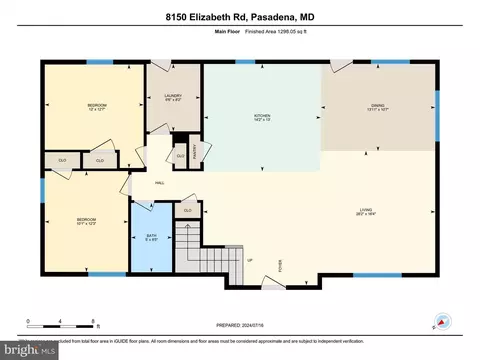 Floorplan - 8150 Elizabeth Rd, Pasadena, MD 21122 photo 1 of 2