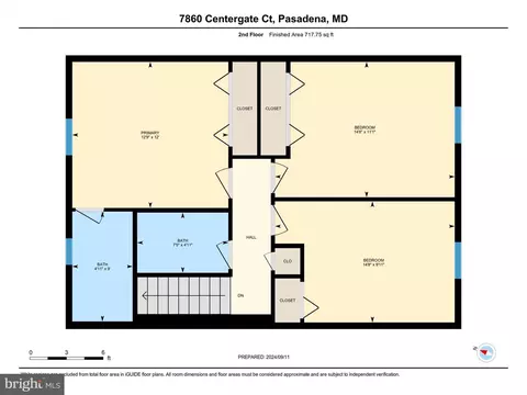 Floorplan - 7860 Centergate Ct, Pasadena, MD 21122 photo 2 of 3