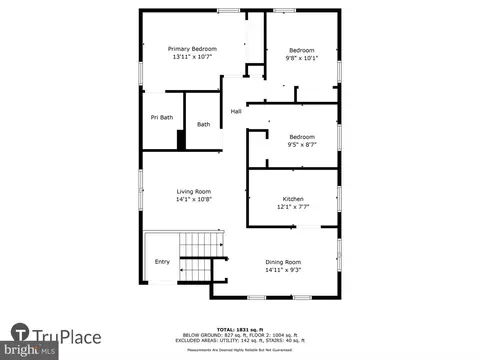 Floorplan - 7835 Catherine Ave, Pasadena, MD 21122 photo 3 of 3