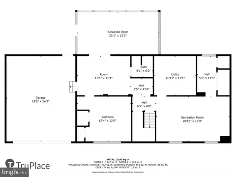Floorplan - 308 Granada Rd, Pasadena, MD 21122 photo 3 of 3