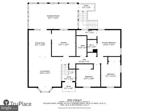 Floorplan - 308 Granada Rd, Pasadena, MD 21122 photo 2 of 3