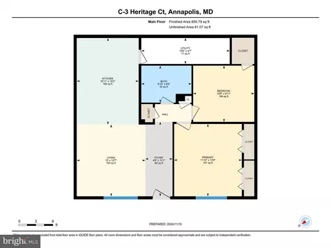 Floorplan - 3 Heritage Ct #C, Annapolis, MD 21401 photo 1 of 1