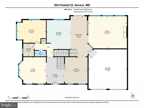 Floorplan - 504 Fanleaf Ct, Severn, MD 21144 photo 1 of 3
