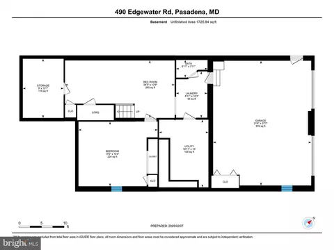 Floorplan - 490 Edgewater Rd, Pasadena, MD 21122 photo 2 of 2