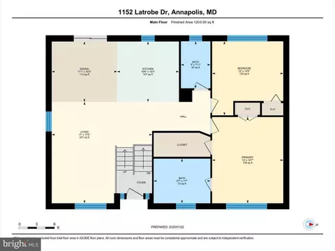 Floorplan - 1152 Latrobe Dr, Annapolis, MD 21409 photo 1 of 2
