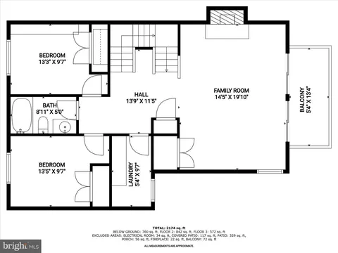 Floorplan - 8165 Bayside Dr, Pasadena, MD 21122 photo 2 of 4