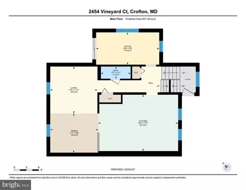 Floorplan - 2454 Vineyard Ln, Crofton, MD 21114 photo 1 of 3