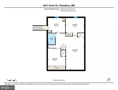 Floorplan - 8411 Echo Dr, Pasadena, MD 21122 photo 2 of 2