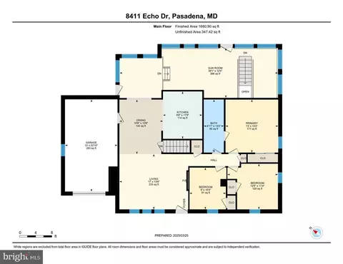 Floorplan - 8411 Echo Dr, Pasadena, MD 21122 photo 1 of 2