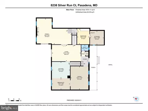 Floorplan - 8238 Silver Run Ct, Pasadena, MD 21122 photo 2 of 4