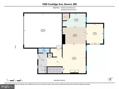 Floorplan - 1608 Coolidge Ave, Severn, MD 21144 photo 2 of 4