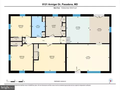 Floorplan - 8121 Armiger Dr, Pasadena, MD 21122 photo 1 of 2