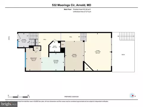 Floorplan - 532 Moorings Cir, Arnold, MD 21012 photo 1 of 4