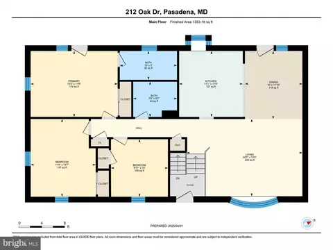 Floorplan - 212 Oak Dr, Pasadena, MD 21122 photo 3 of 4