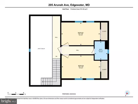 Floorplan - 205 Arunah Ave, Edgewater, MD 21037 photo 2 of 3