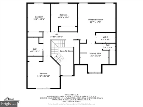 Floorplan - 2805 Erics Ct, Crofton, MD 21114 photo 2 of 3