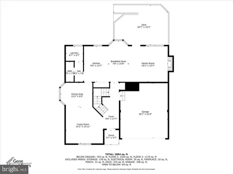 Floorplan - 2805 Erics Ct, Crofton, MD 21114 photo 1 of 3