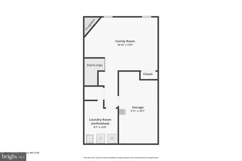 Floorplan - 7716 Scatteree Rd, Severn, MD 21144 photo 2 of 3