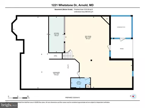 Floorplan - 1221 Whetstone Dr, Arnold, MD 21012 photo 2 of 3