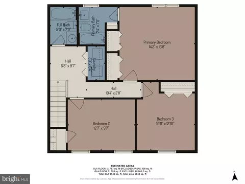 Floorplan - 606 Whittington Pl, Deale, MD 20751 photo 2 of 3