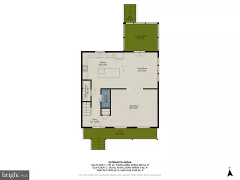 Floorplan - 606 Whittington Pl, Deale, MD 20751 photo 1 of 3