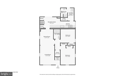 Floorplan - 7195 Ohio Ave, Hanover, MD 21076 photo 1 of 2