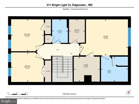 Floorplan - 311 Bright Light Ct, Edgewater, MD 21037 photo 4 of 5