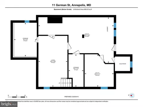 Floorplan - 11 German St, Annapolis, MD 21401 photo 5 of 5