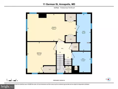 Floorplan - 11 German St, Annapolis, MD 21401 photo 3 of 5