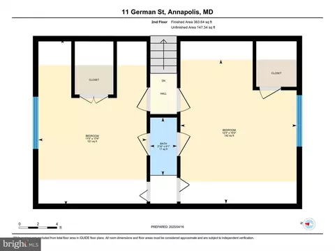 Floorplan - 11 German St, Annapolis, MD 21401 photo 4 of 5