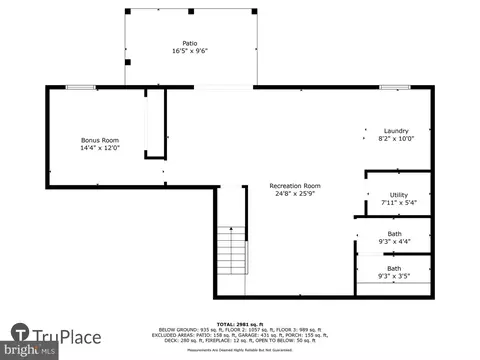 Floorplan - 1043 Skyview Dr, Annapolis, MD 21409 photo 2 of 4