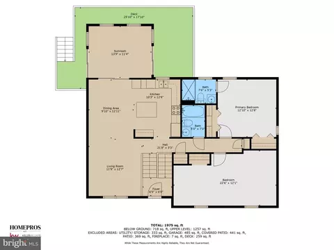 Floorplan - 133 Teal Dr, Pasadena, MD 21122 photo 2 of 3
