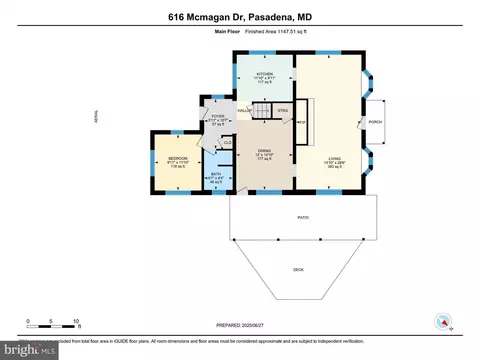 Floorplan - 616 Mcmagan Dr, Pasadena, MD 21122 photo 2 of 4