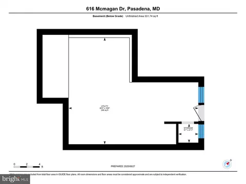Floorplan - 616 Mcmagan Dr, Pasadena, MD 21122 photo 4 of 4