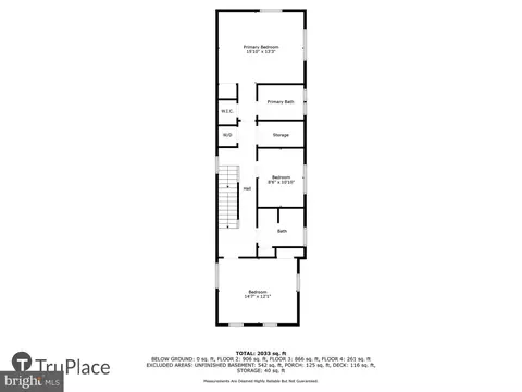 Floorplan - 541 Second St, Annapolis, MD 21403 photo 3 of 5