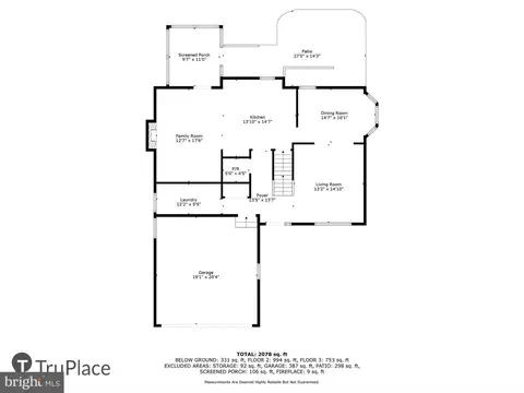 Floorplan - 798 Windgate Dr, Annapolis, MD 21409 photo 2 of 3