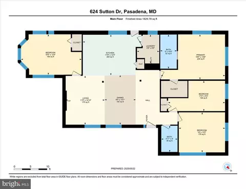 Floorplan - 624 Sutton Dr, Pasadena, MD 21122 photo 2 of 3