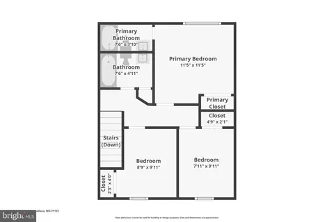 Floorplan - 3473 Old Crown Dr, Pasadena, MD 21122 photo 2 of 3