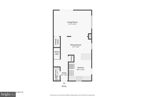 Floorplan - 225 Dunlap Rd, Pasadena, MD 21122 photo 1 of 3